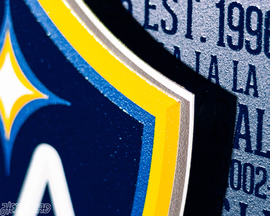 CLOSE OUT - LA Galaxy CRAFT SERIES 3D Embossed Metal Wall Art