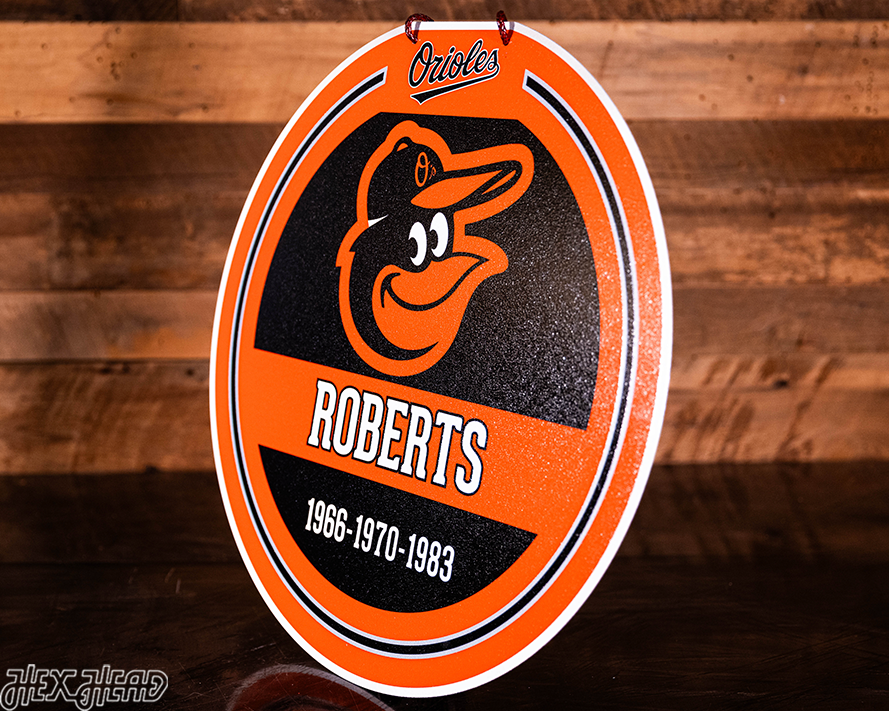 Baltimore Orioles Personalized Monogram Metal Art