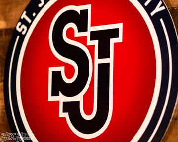 VARSITY Collection- SINGLE Layer St John's Metal Wall Art