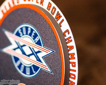 Chicago Bears Super Bowl XX "Double Play" On the Shelf or on the Wall Art