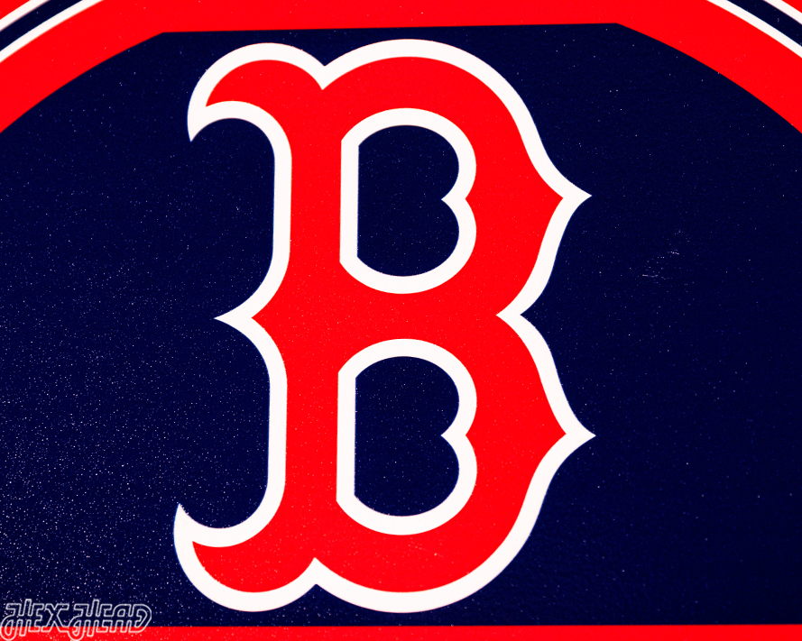 Boston Red Sox Personalized Monogram Metal Art