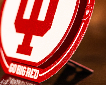 Indiana Hoosiers "Double Play" On the Shelf or on the Wall Art