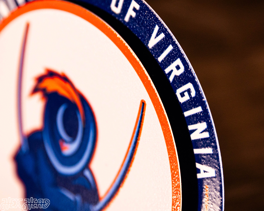 Virginia Cavaliers "Double Play" On the Shelf or on the Wall Art