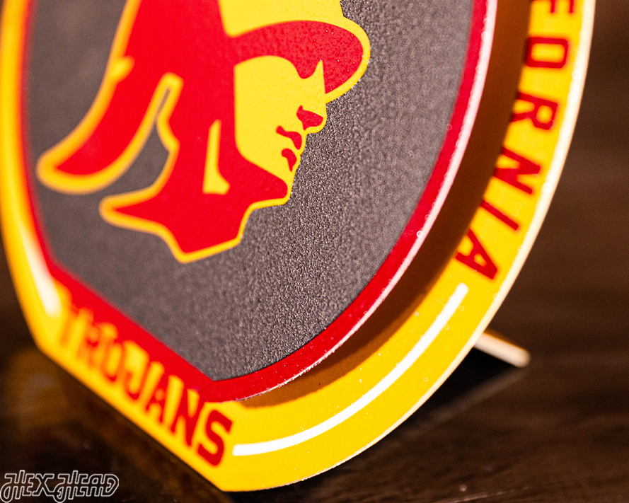 USC Southern California Trojans "Double Play" On the Shelf or on the Wall Art