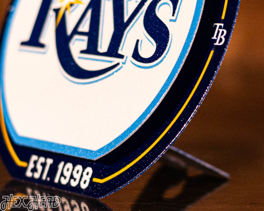 Tampa Bay Rays "Double Play" On the Shelf or on the Wall Art