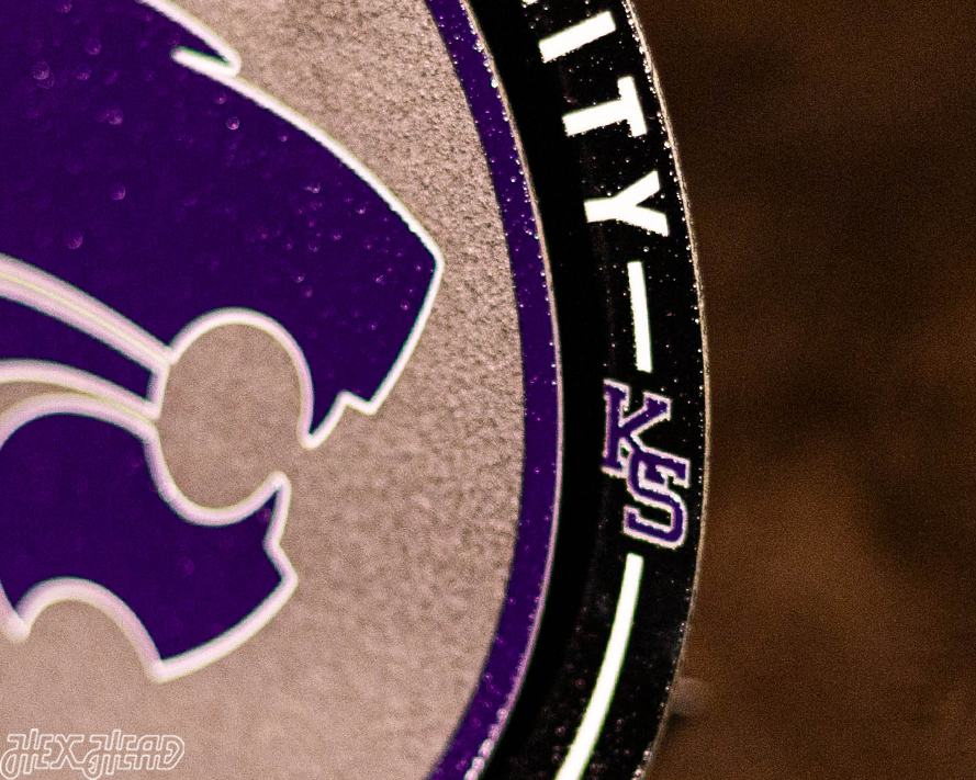 Kansas State Wildcats "Double Play" On the Shelf or on the Wall Art