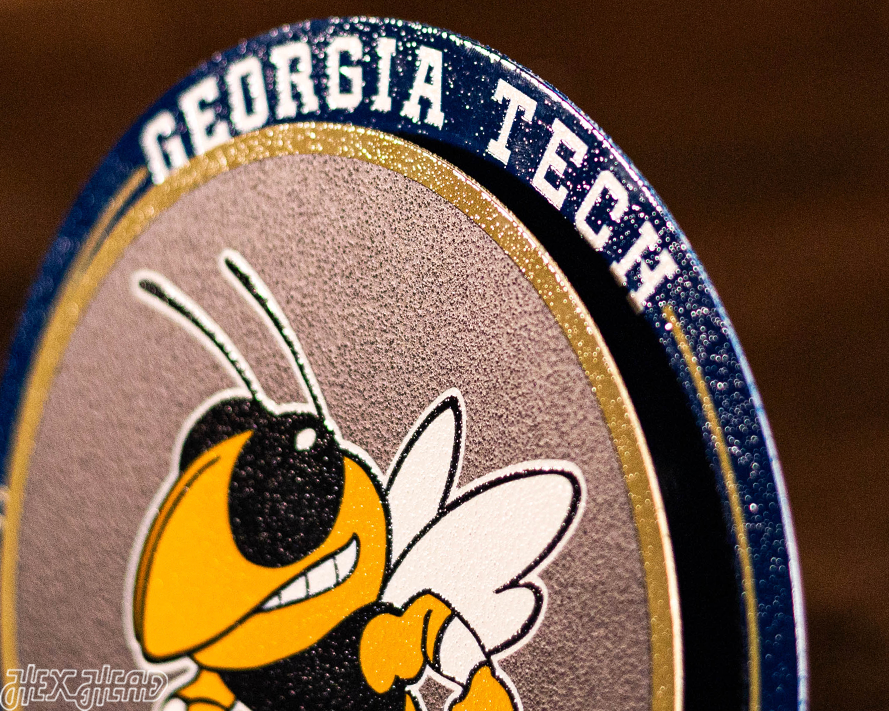 Georgia Tech "Double Play" On the Shelf or on the Wall Art