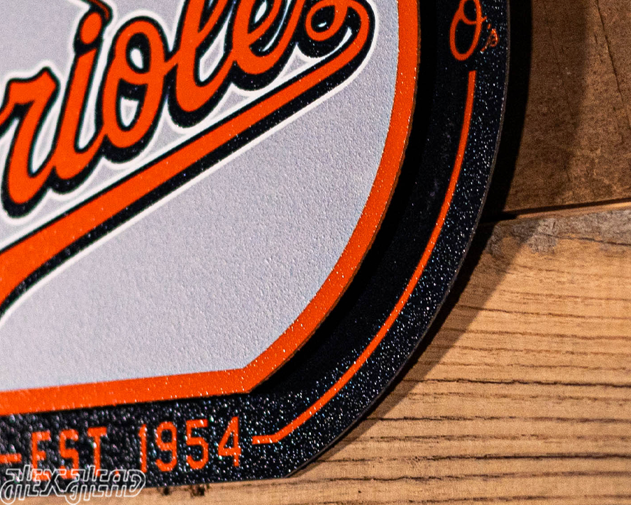 Baltimore Orioles "Double Play" On the Shelf or on the Wall Art