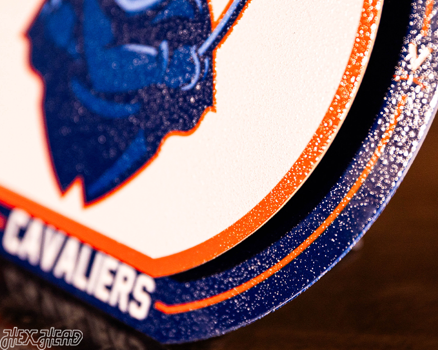 Virginia Cavaliers "Double Play" On the Shelf or on the Wall Art