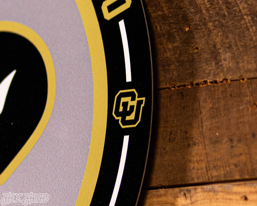 VARSITY Collection- SINGLE Layer Colorado Buffaloes Metal Wall Art