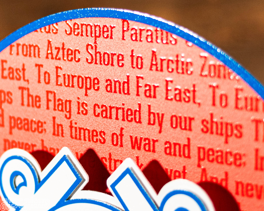 United States Coast Guard CRAFT SERIES 3D Embossed Metal Wall Art