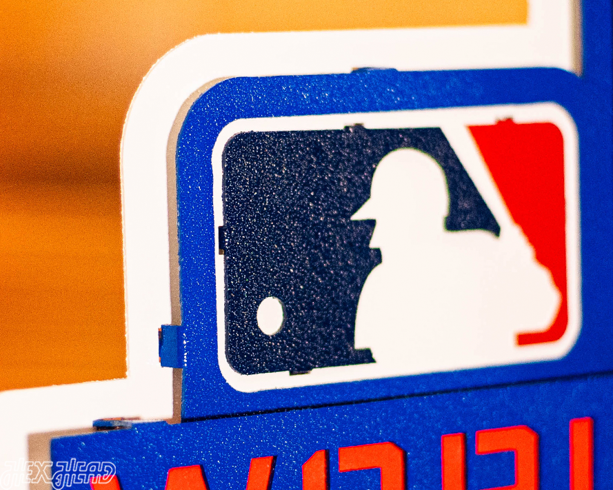 Los Angeles Dodgers 2024 World Series 3D Vintage Metal Wall Art