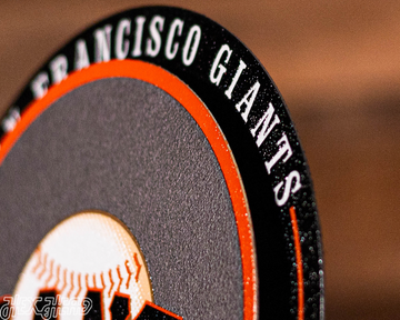 San Francisco Giants "Double Play" On the Shelf or on the Wall Art