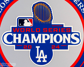VARSITY Collection- SINGLE Layer Los Angeles Dodgers 2024 World Series Wall Art