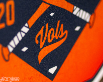 VARSITY Collection- Tennessee Volunteers National Champions Distressed SINGLE Layer Wall Art