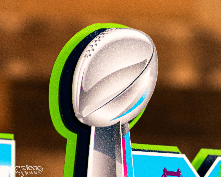 Seattle Seahawks Super Bowl LX CHAMPIONS! 3D Metal Wall Art