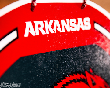 Arkansas Razorbacks Personalized Monogram Metal Art