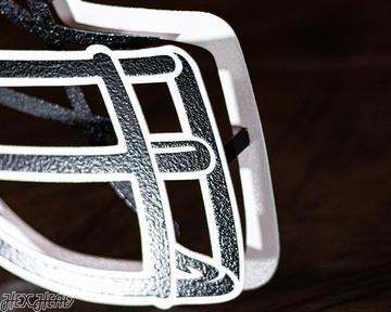 Detroit Lions BLITZ Collection - 8 Layer Alternate Helmet 3D Vintage Metal Wall Art