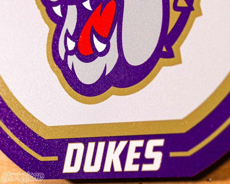 VARSITY Collection- SINGLE Layer James Madison Dukes Metal Wall Art