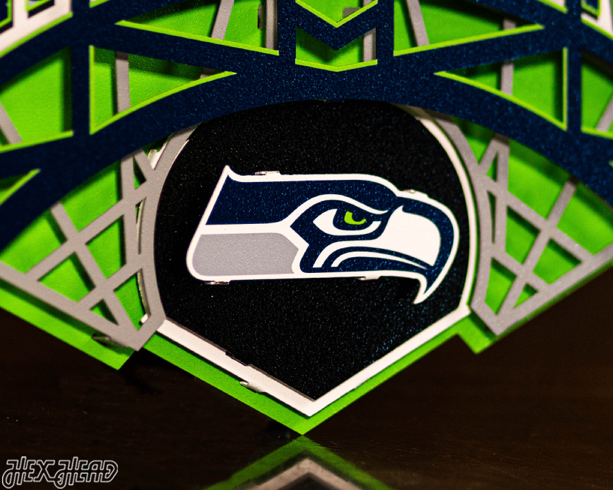 Seattle Seahawks Super Bowl LX CHAMPIONS! 3D Metal Wall Art