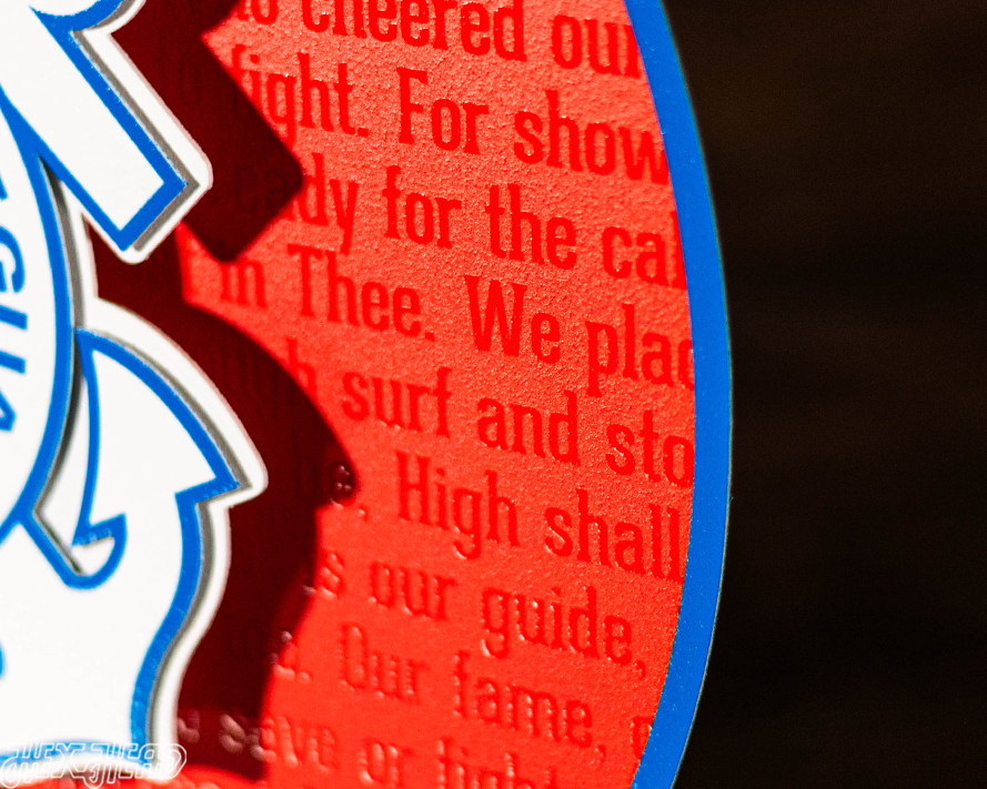 United States Coast Guard CRAFT SERIES 3D Embossed Metal Wall Art