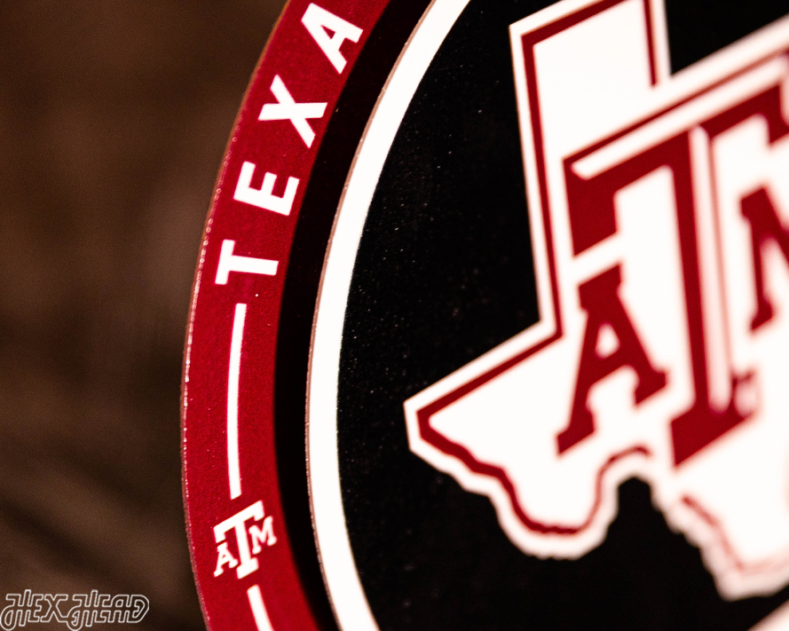 Texas A&M Aggies "Double Play" On the Shelf or on the Wall Art