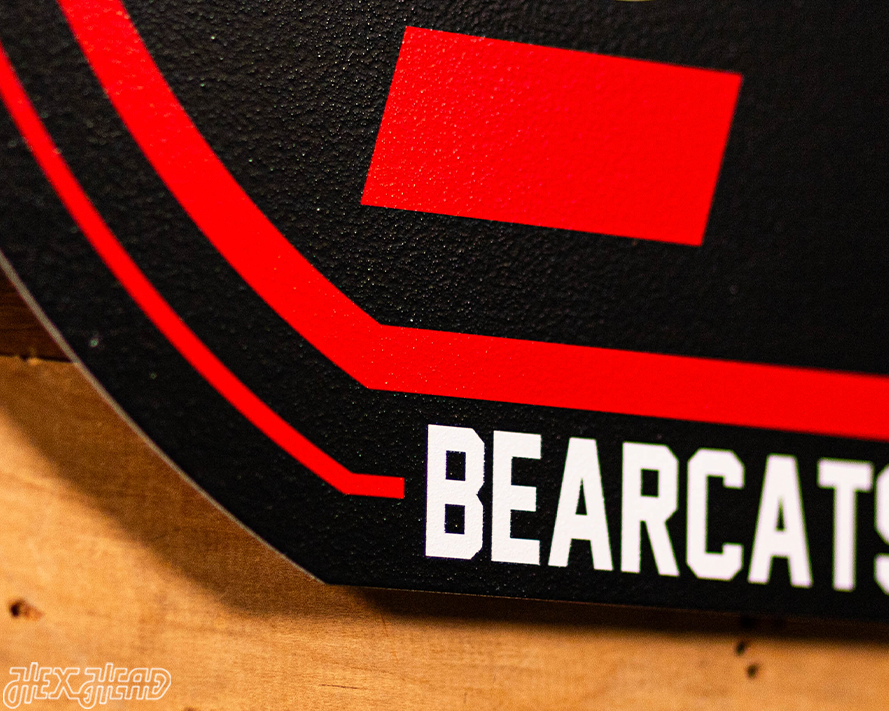 VARSITY Collection- SINGLE Layer Cincinnati Bearcats Metal Wall Art