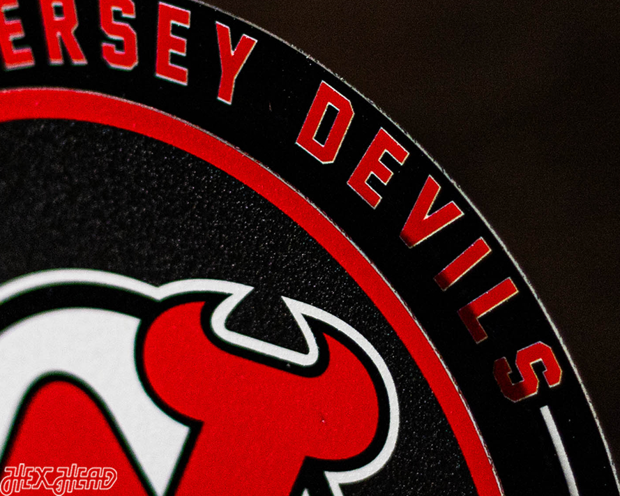 New Jersey Devils "Double Play" On the Shelf or on the Wall Art