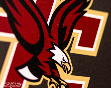 VARSITY Collection- SINGLE Layer Boston College Eagles Metal Wall Art