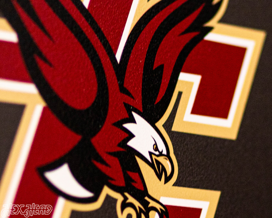 VARSITY Collection- SINGLE Layer Boston College Eagles Metal Wall Art