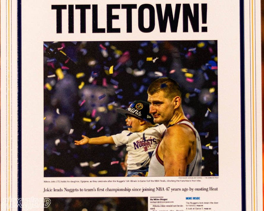 The Denver Post Nuggets 2023 NBA FINALS Front Page - JUNE 13, 2023