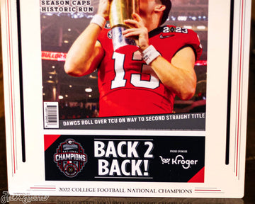 Atlanta Journal Constitution Georgia Bulldogs 2022 Football National Champions Front Page - JAN 10, 2023
