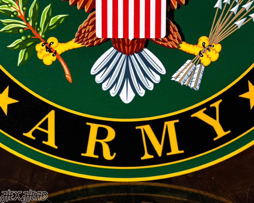 United States Army Seal 3D Vintage Metal Wall Art