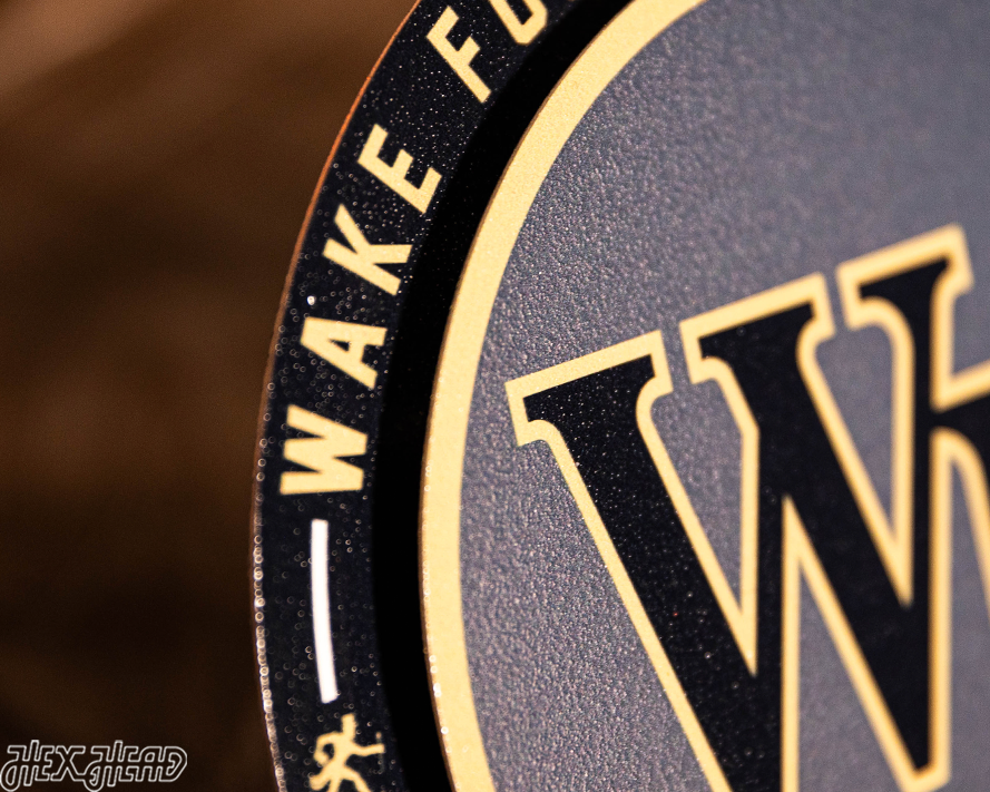 Wake Forest Demon Deacons "Double Play" On the Shelf or on the Wall Art