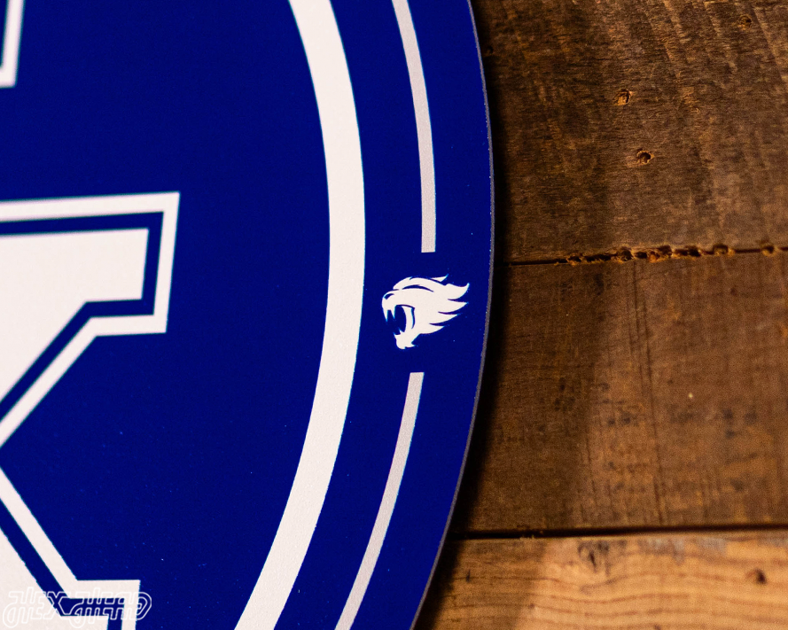 VARSITY Collection- SINGLE Layer Kentucky Wildcats Metal Wall Art