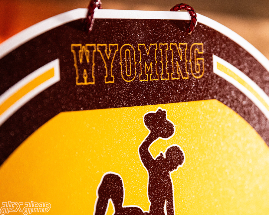 University of Wyoming Personalized Monogram Metal Art