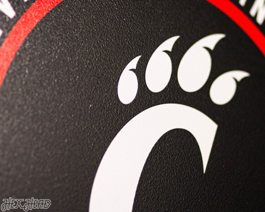 VARSITY Collection- SINGLE Layer Cincinnati Bearcats Metal Wall Art