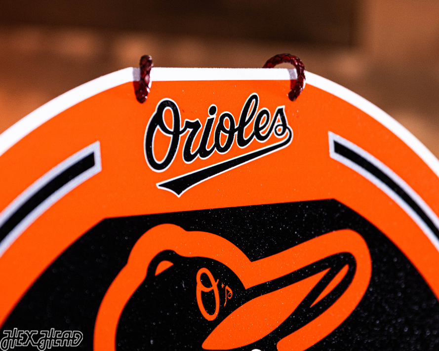 Baltimore Orioles Personalized Monogram Metal Art