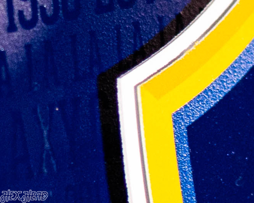 CLOSE OUT - LA Galaxy CRAFT SERIES 3D Embossed Metal Wall Art