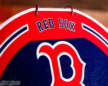 Boston Red Sox Personalized Monogram Metal Art