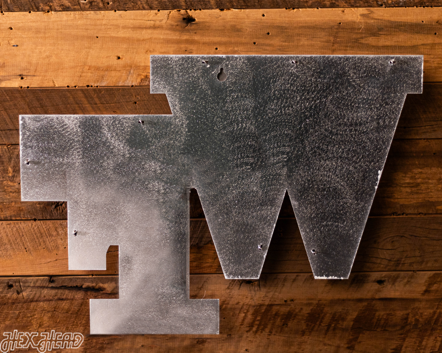 Wake Forest Demon Deacons 3 layer "WF" 3D Metal Wall Art