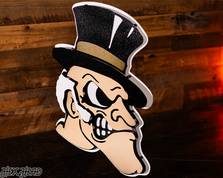 Wake Forest "DEMON DEACON" 3D Vintage Metal Wall Art