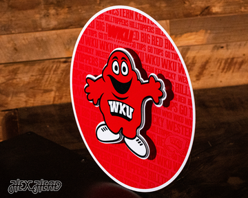 Western Kentucky Hilltoppers CRAFT SERIES 3D Embossed Metal Wall Art