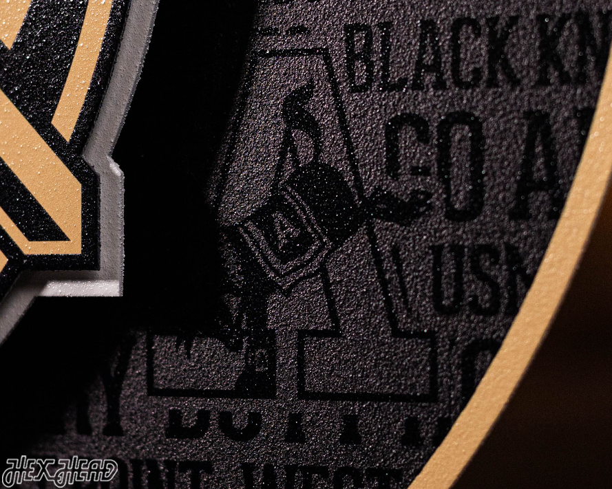 US Military Academy ARMY West Point CRAFT SERIES 3D Embossed Metal Wall Art