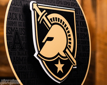 US Military Academy ARMY West Point CRAFT SERIES 3D Embossed Metal Wall Art