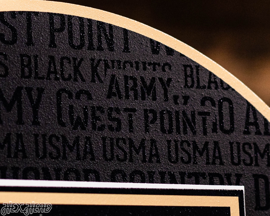 US Military Academy ARMY West Point CRAFT SERIES 3D Embossed Metal Wall Art