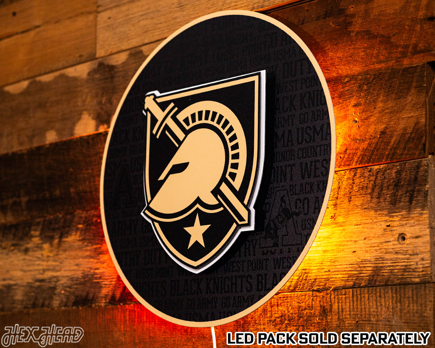 US Military Academy ARMY West Point CRAFT SERIES 3D Embossed Metal Wall Art