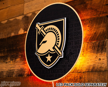 US Military Academy ARMY West Point CRAFT SERIES 3D Embossed Metal Wall Art