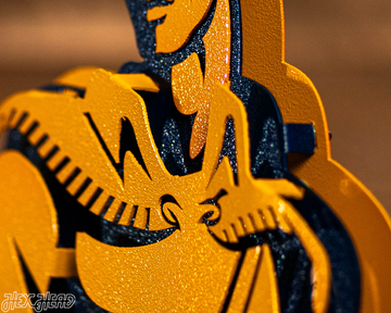 West Virginia "MOUNTAINEER" 3D Metal Artwork