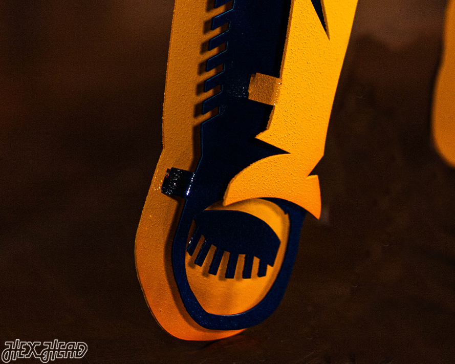 West Virginia "MOUNTAINEER" 3D Metal Artwork